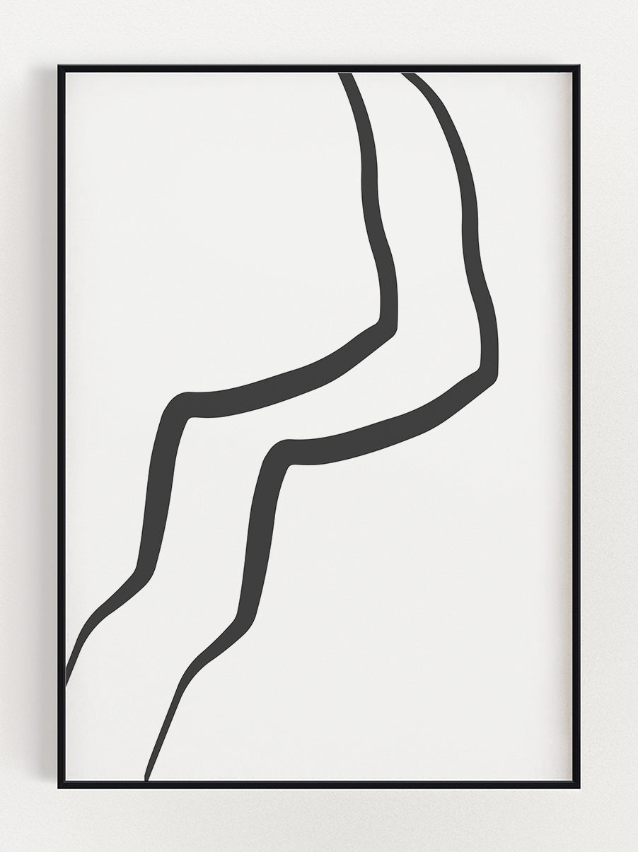 Abstract Poster – Stunning art poster print on premium gallery paper, perfect for modern interiors