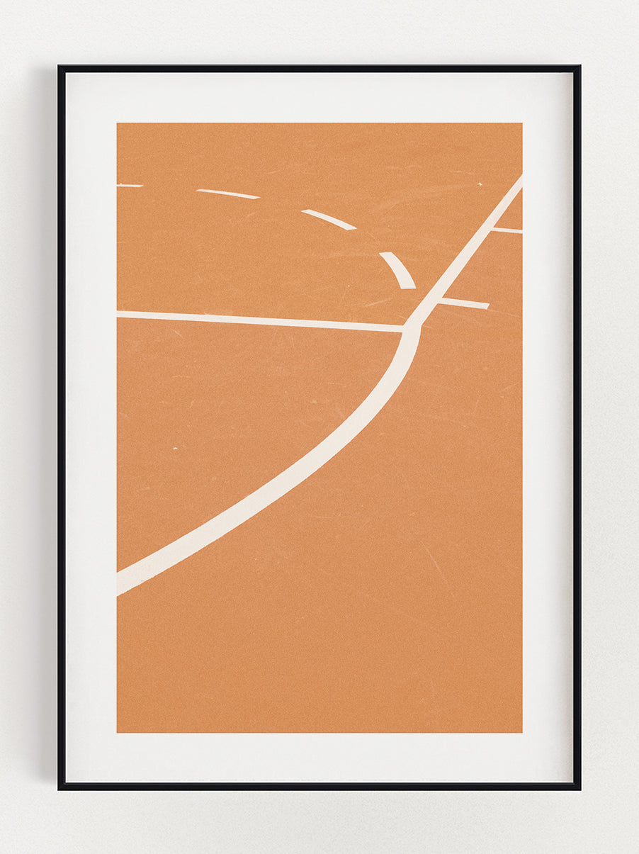 Basketball Field Poster – Stunning art poster print on premium gallery paper, perfect for modern interiors