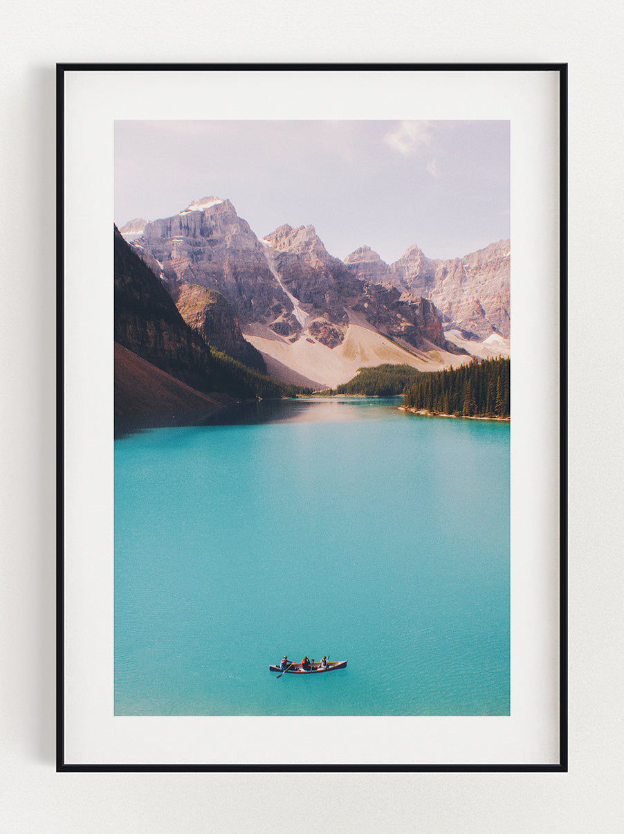Blue Lake Poster – Stunning art poster print on premium gallery paper, perfect for modern interiors