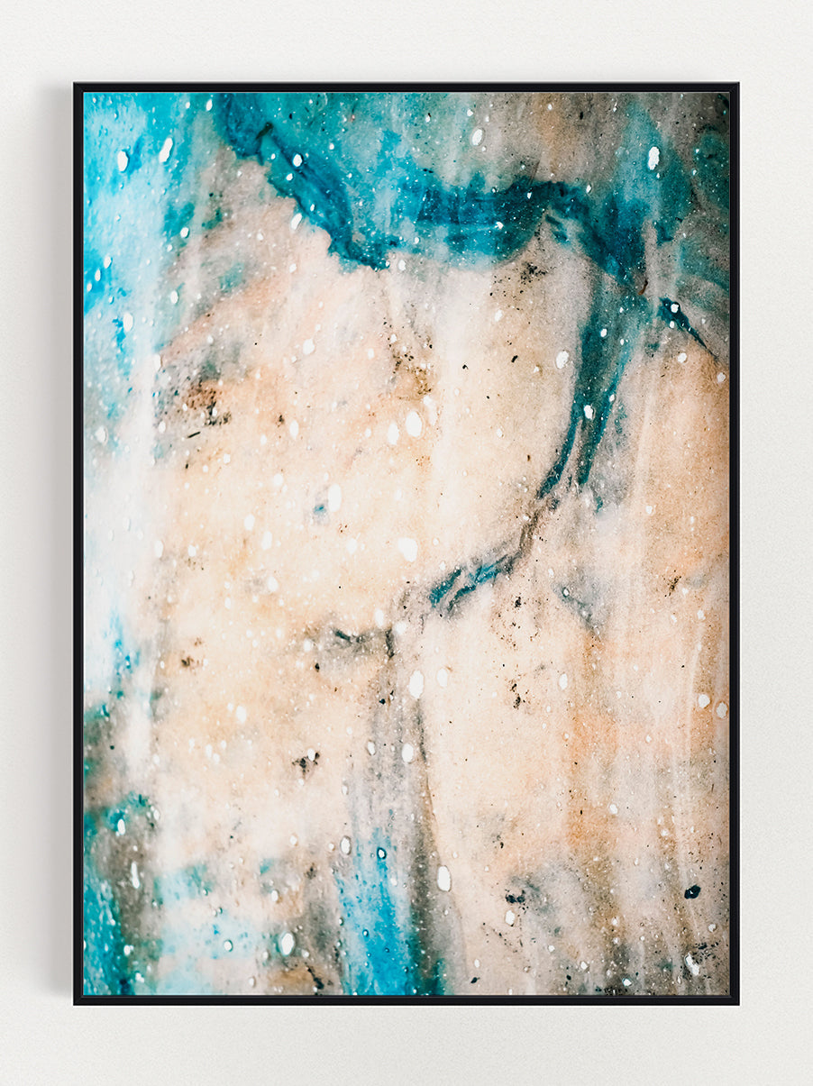 Blue & White Meet Poster – Stunning art poster print on premium gallery paper, perfect for modern interiors