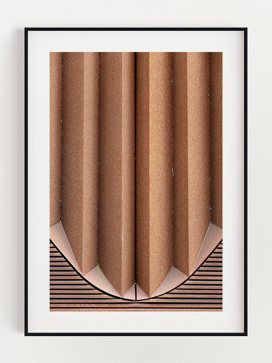 Brown Structure Poster – Stunning art poster print on premium gallery paper, perfect for modern interiors