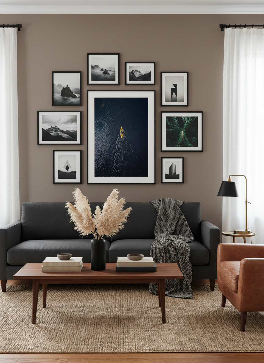 Canoe In The Darkness Poster