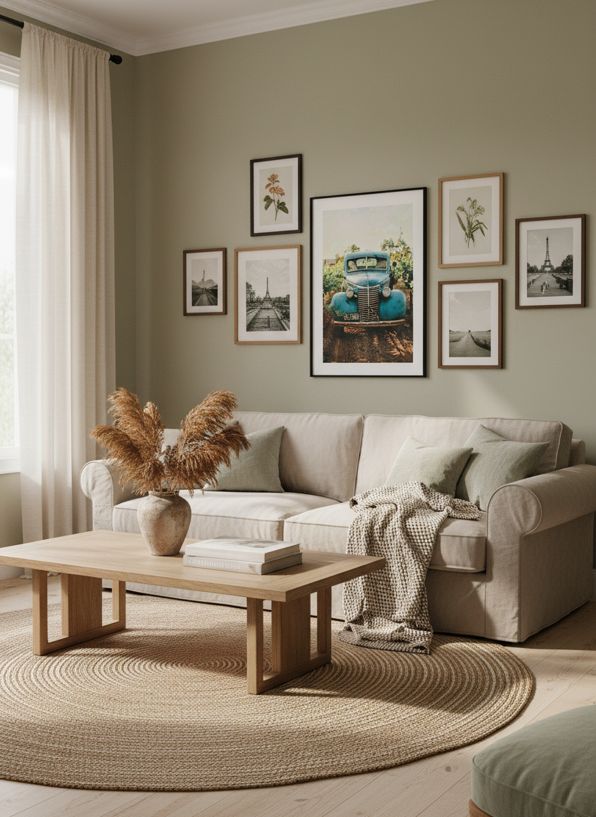 Car In The Vineyard poster