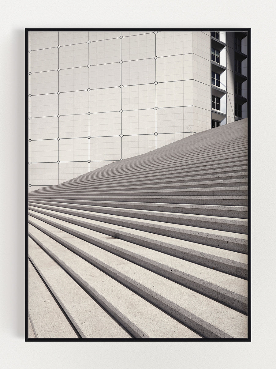 City Stairs Poster – Stunning art poster print on premium gallery paper, perfect for modern interiors