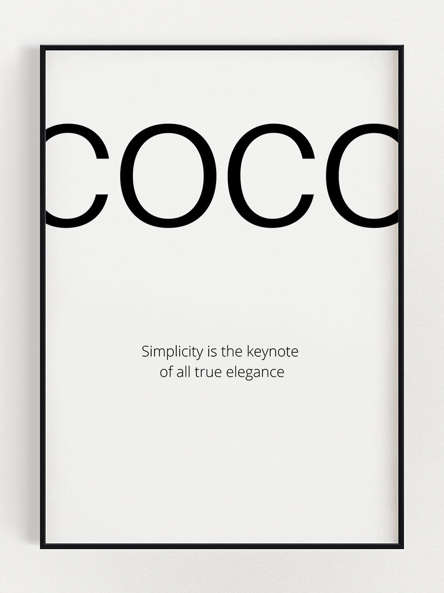 Coco Poster – Stunning art poster print on premium gallery paper, perfect for modern interiors