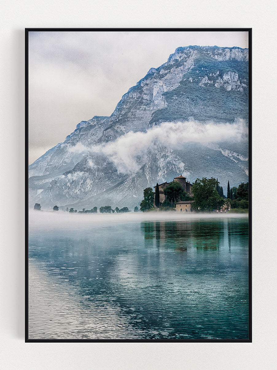 Cottage At The Lake Poster – Stunning art poster print on premium gallery paper, perfect for modern interiors