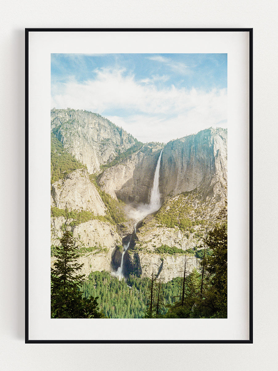 Down Waterfall Poster – Stunning art poster print on premium gallery paper, perfect for modern interiors