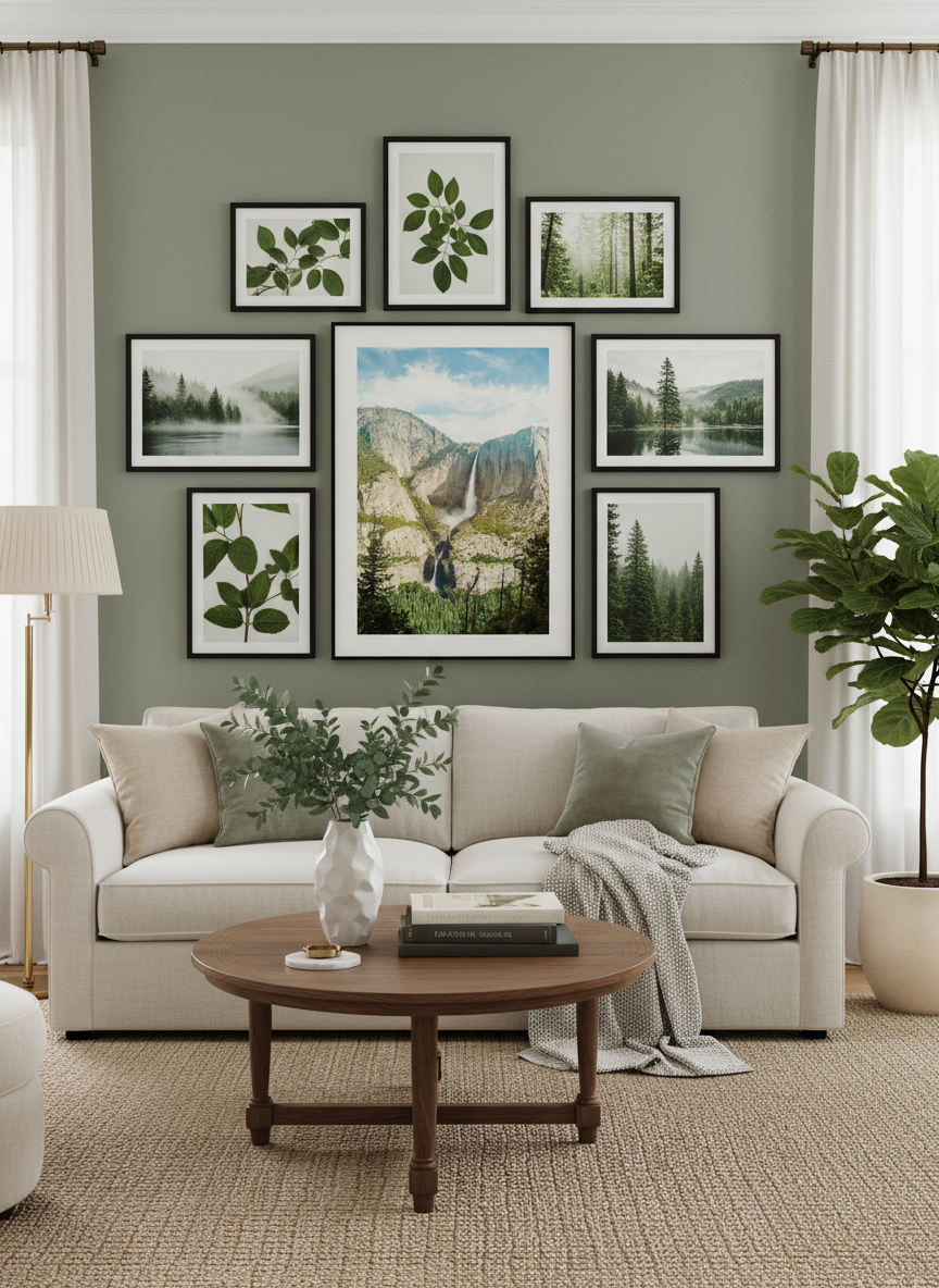 Down Waterfall Poster