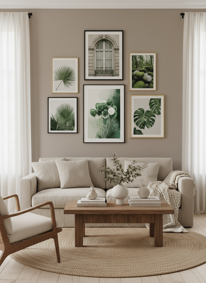 Emerald Green Ballon Poster