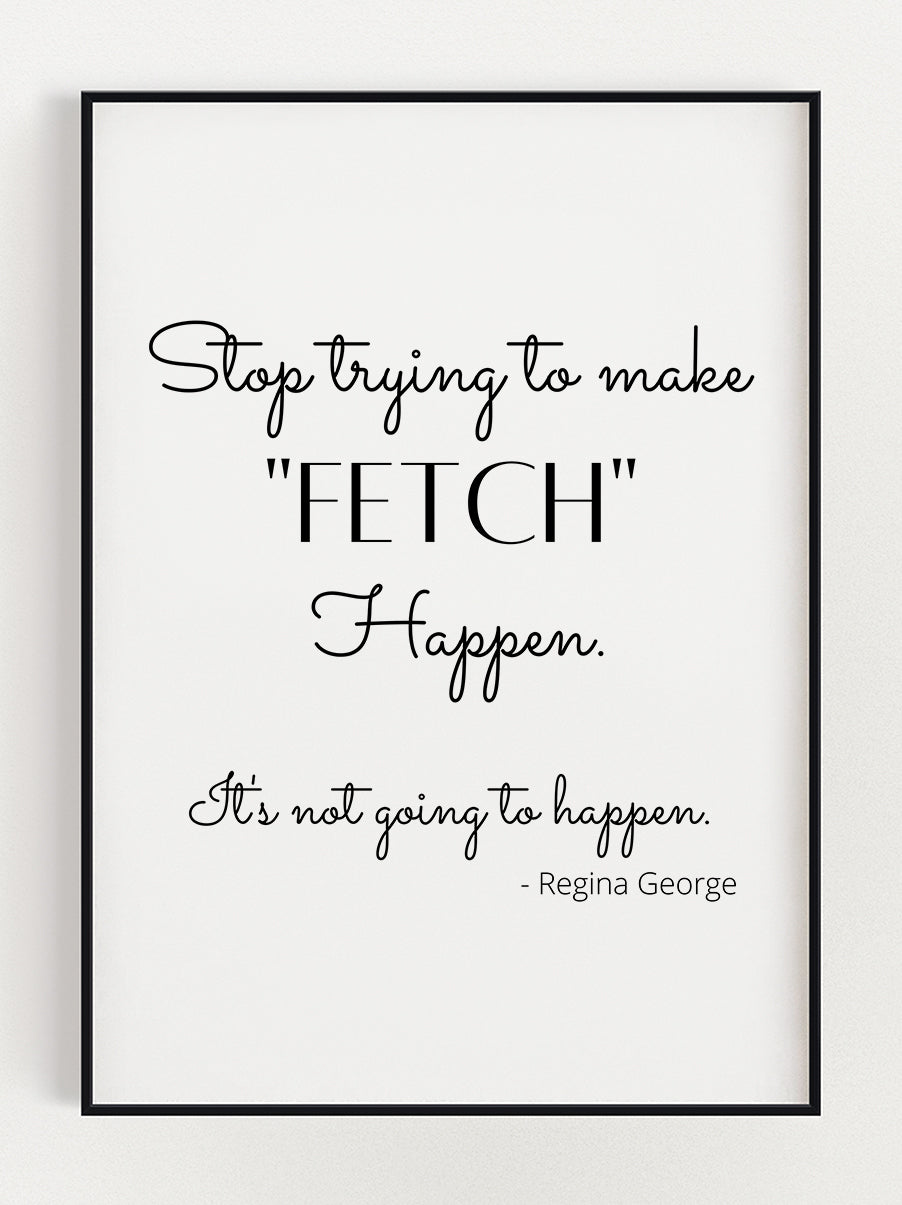 Fetch Poster – Stunning art poster print on premium gallery paper, perfect for modern interiors