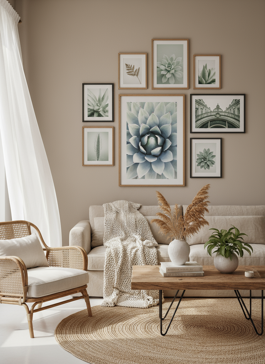 Flower Cactus Poster