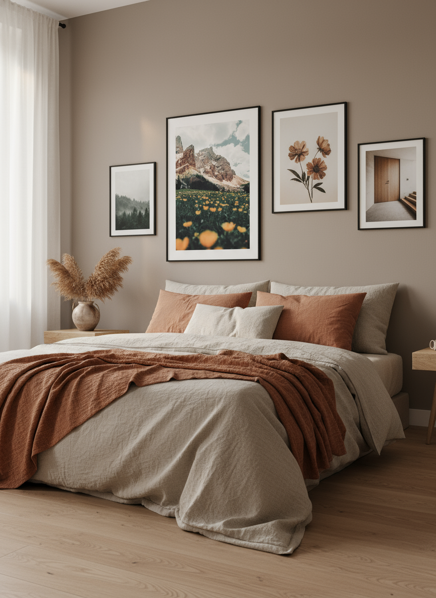 Flowers In The Mountains Poster