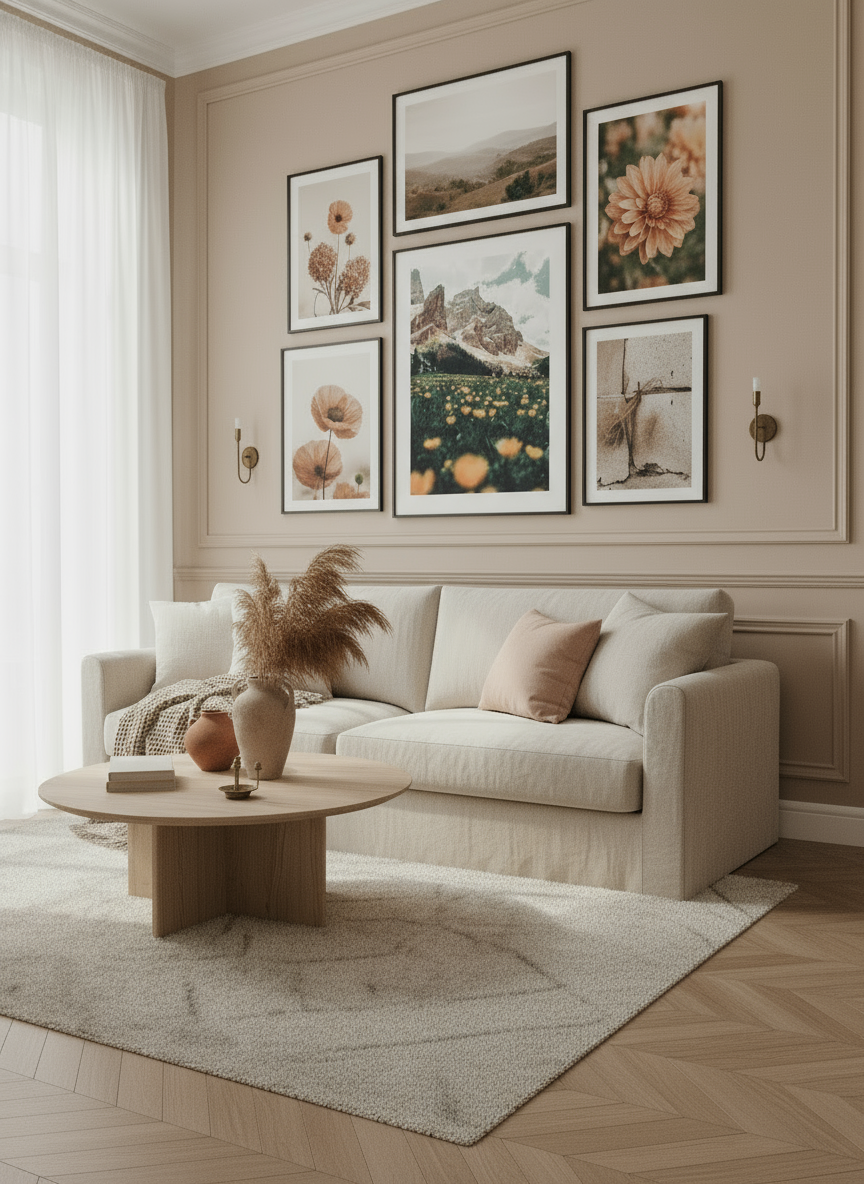 Flowers In The Mountains Poster