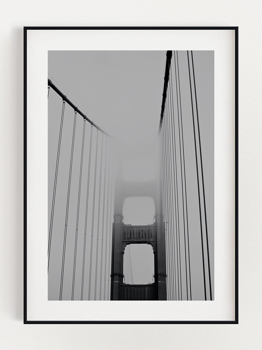 Foggy Bridge Poster – Stunning art poster print on premium gallery paper, perfect for modern interiors
