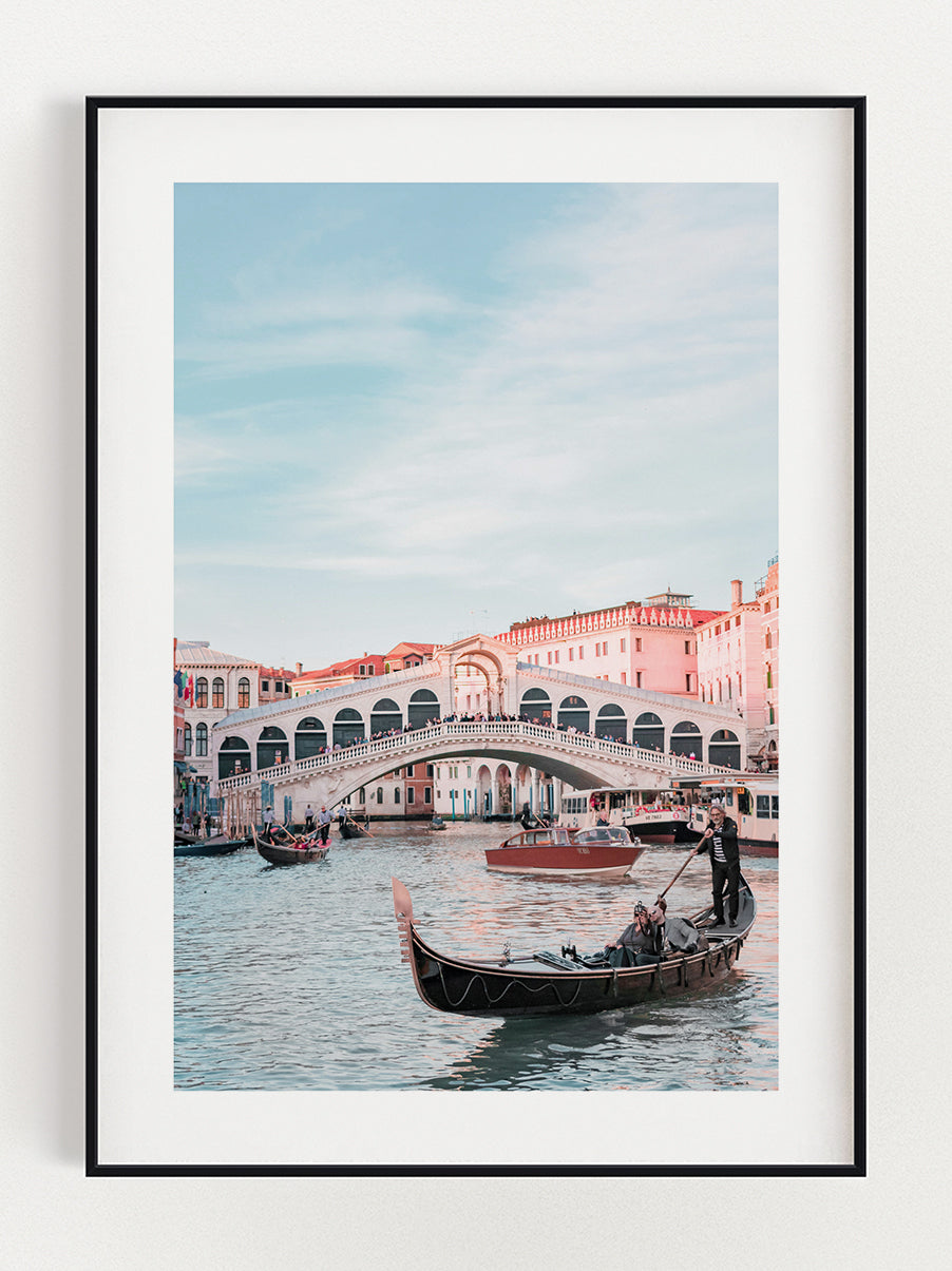 Gondola In Venice Poster – Stunning art poster print on premium gallery paper, perfect for modern interiors
