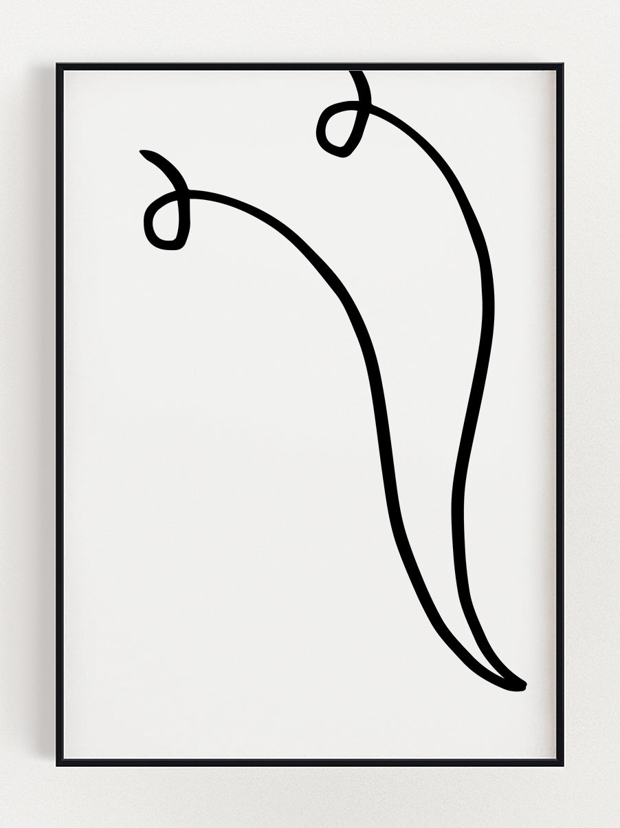 Line Art Poster – Stunning art poster print on premium gallery paper, perfect for modern interiors