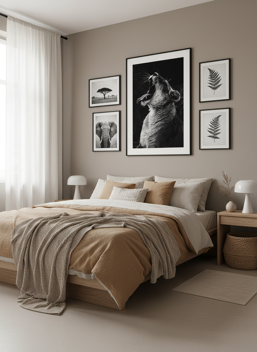 Lioness Eat Or Sleep Poster