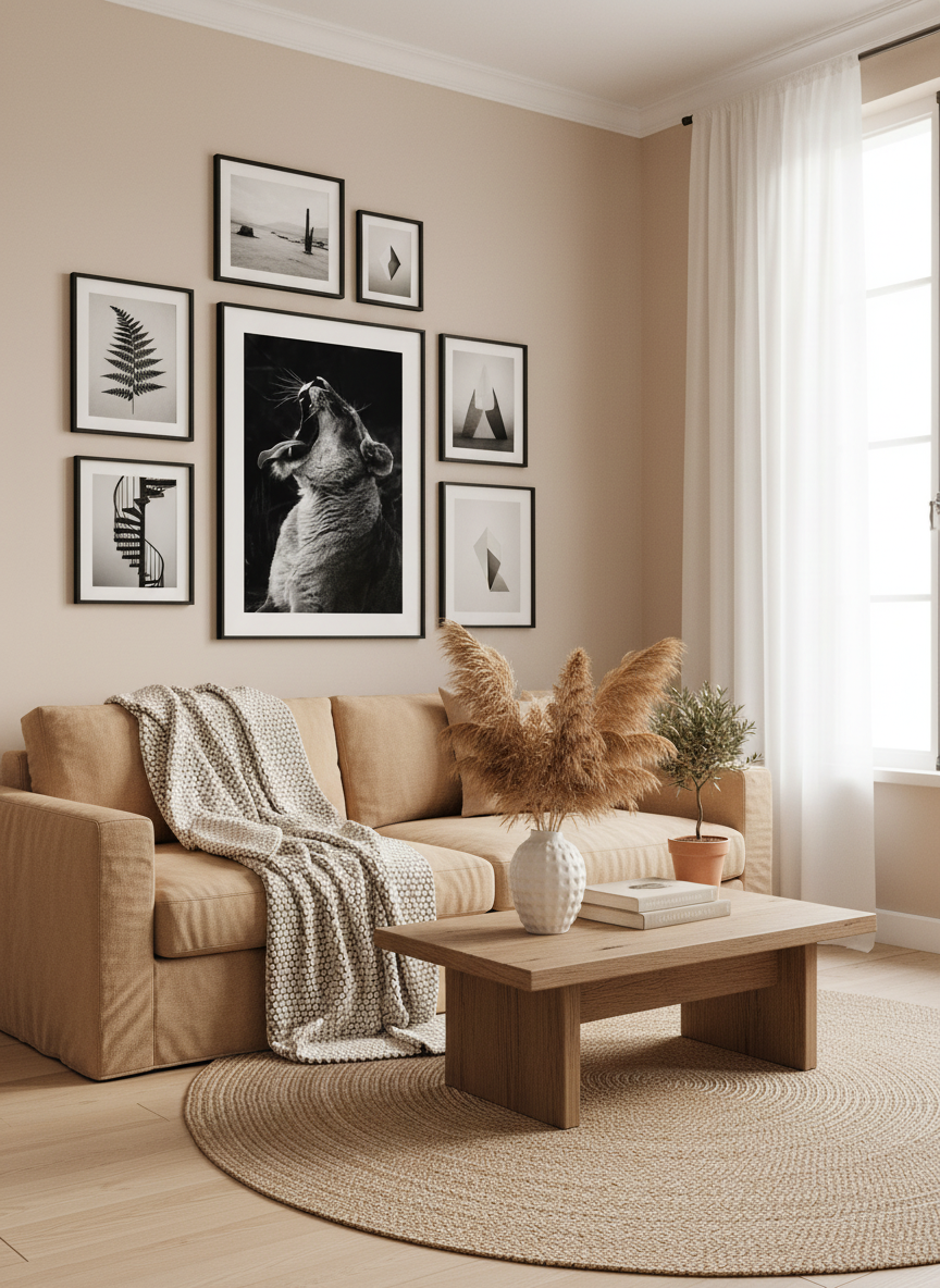 Lioness Eat Or Sleep Poster