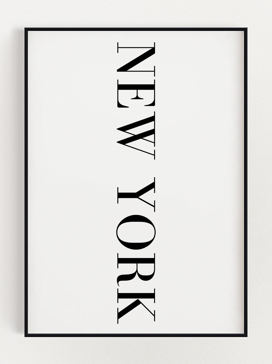 New York Poster – Stunning art poster print on premium gallery paper, perfect for modern interiors