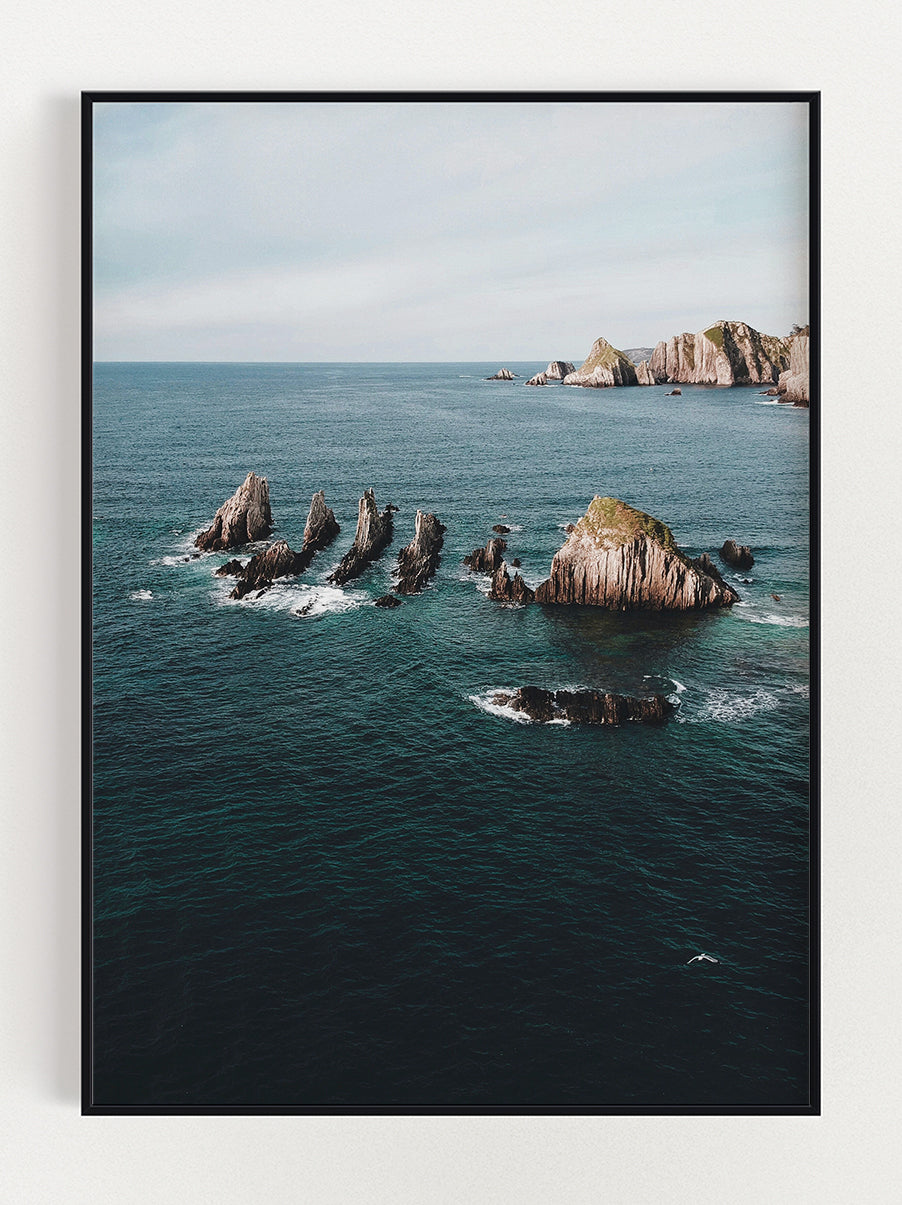 Ocean Rocks Poster – Stunning art poster print on premium gallery paper, perfect for modern interiors
