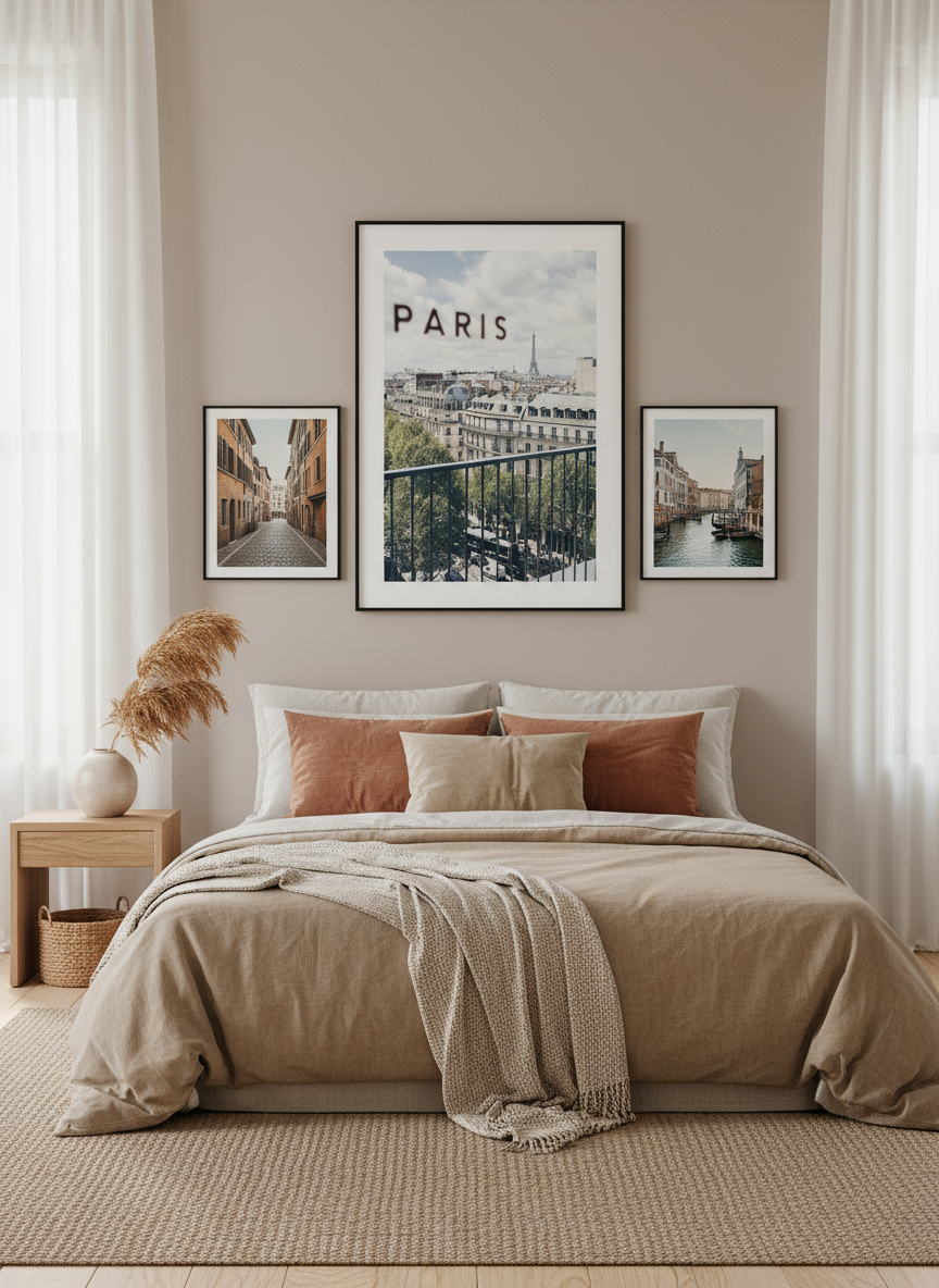 View Of Paris Poster