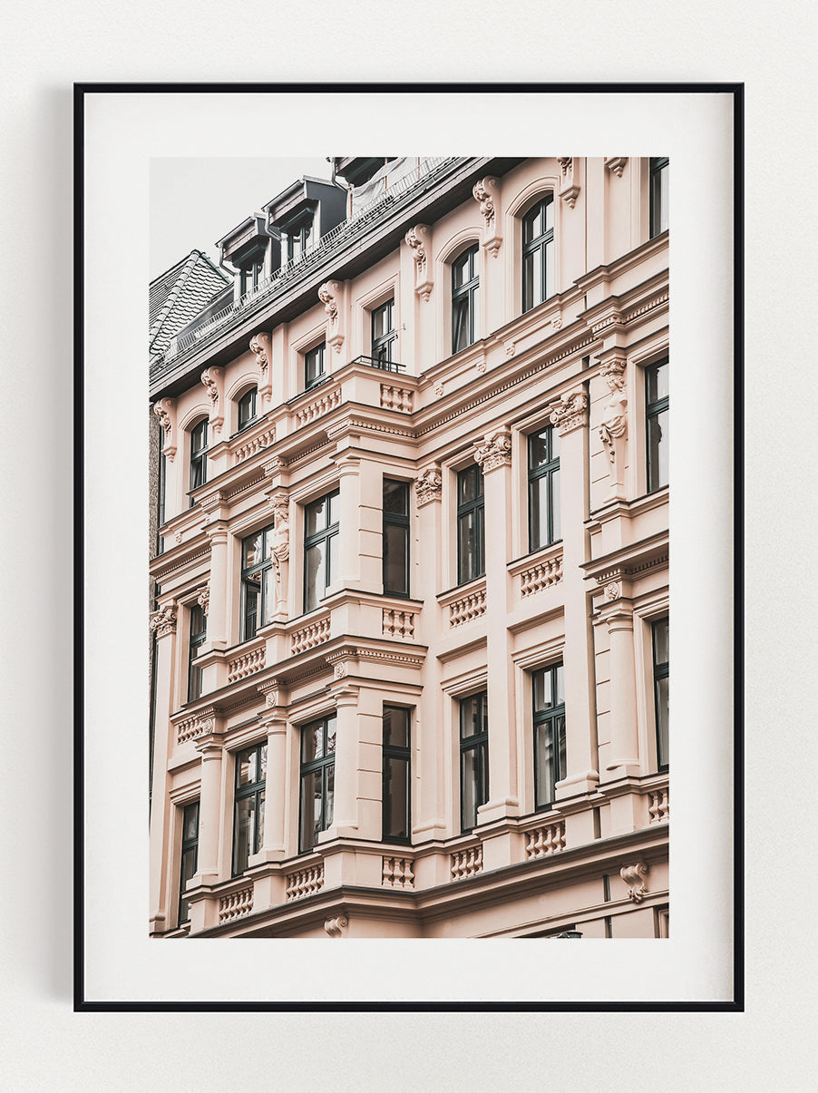 Parisian Building Poster – Stunning art poster print on premium gallery paper, perfect for modern interiors