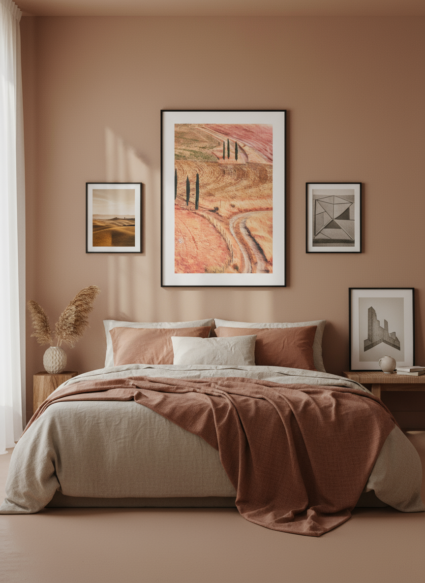 Piecefull Countryside Poster