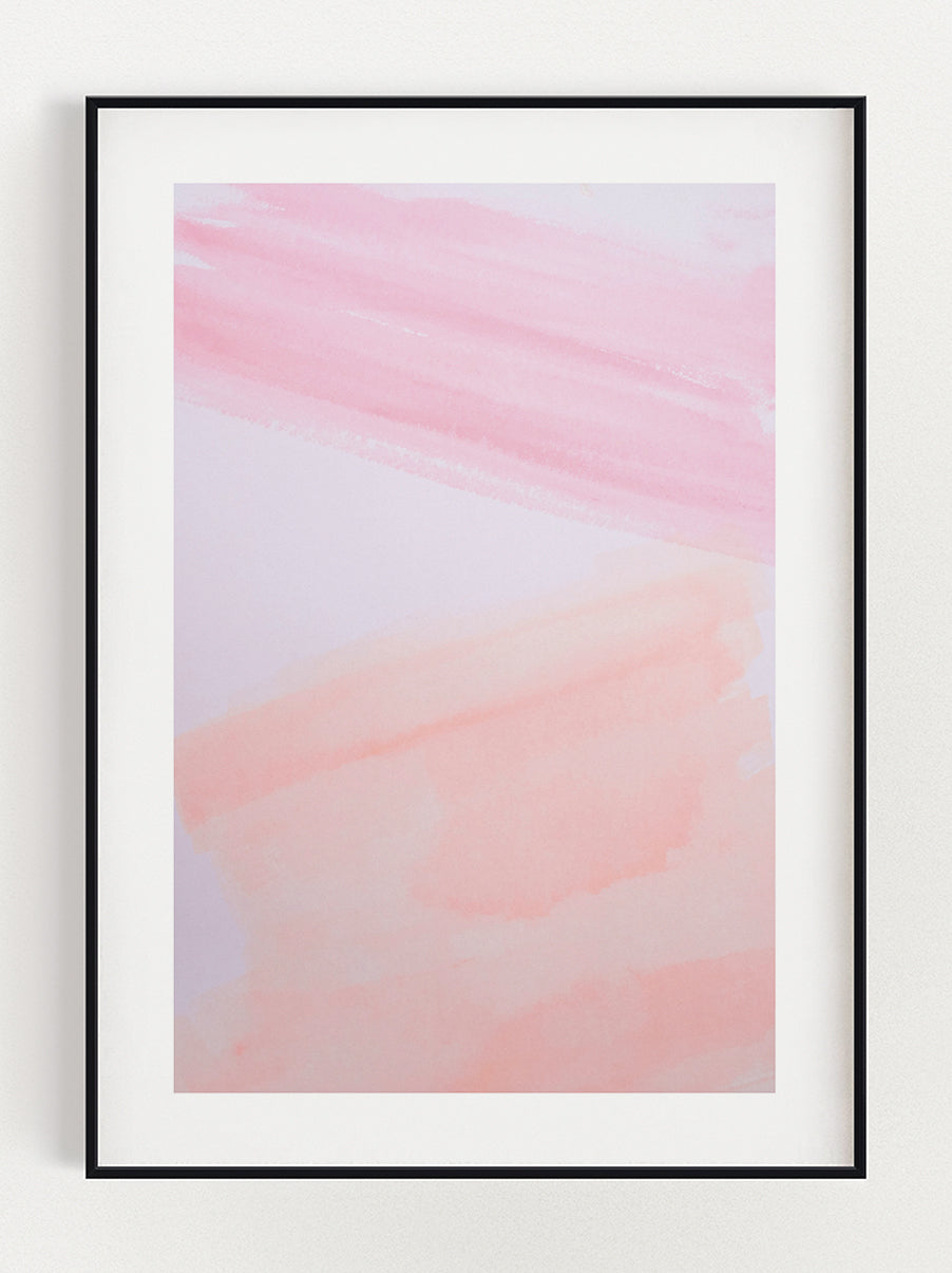 Pink Abstract Poster – Stunning art poster print on premium gallery paper, perfect for modern interiors