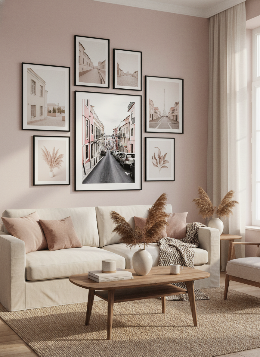 Pink Down Street Poster