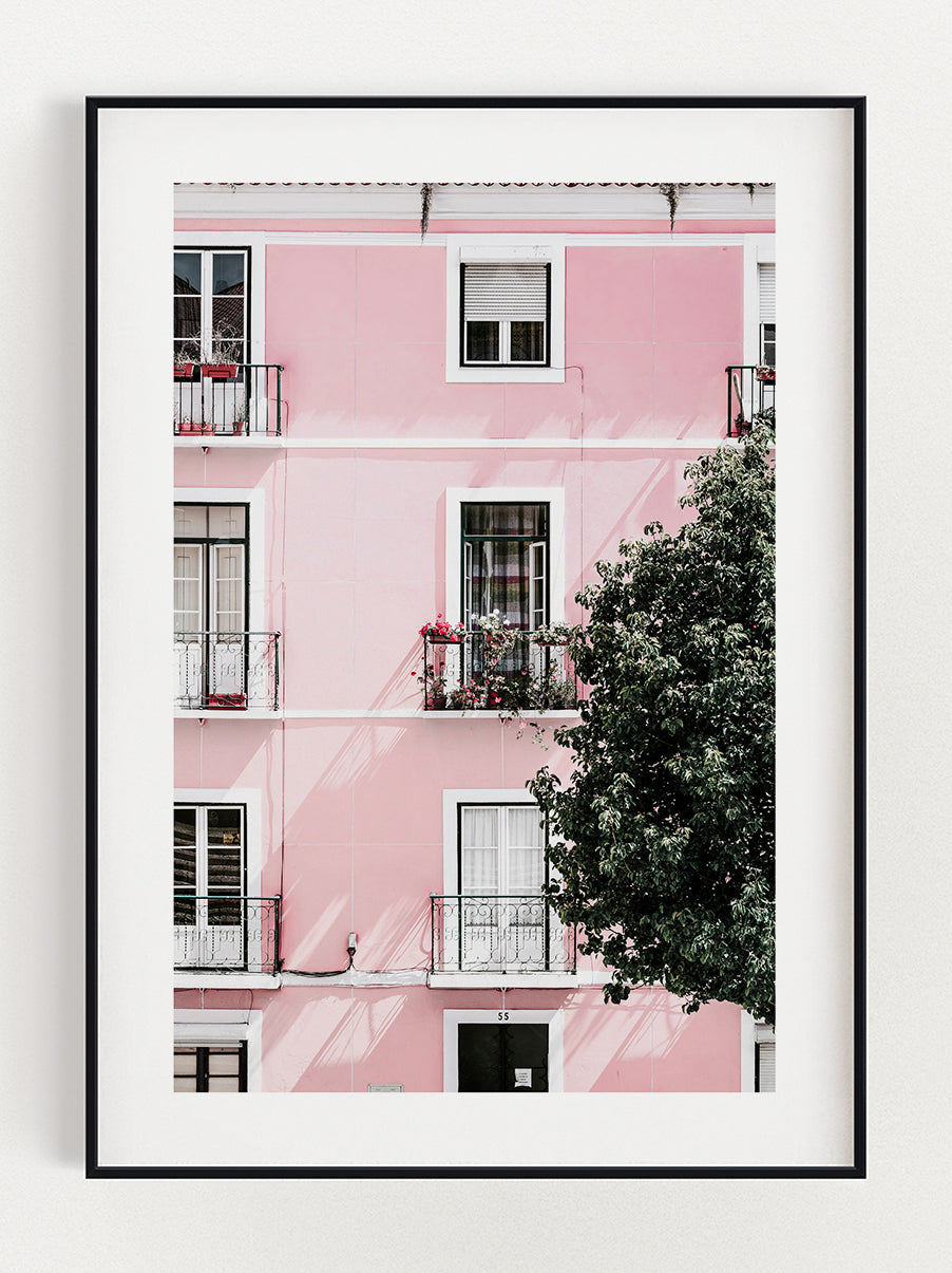 Pink Home Poster – Stunning art poster print on premium gallery paper, perfect for modern interiors