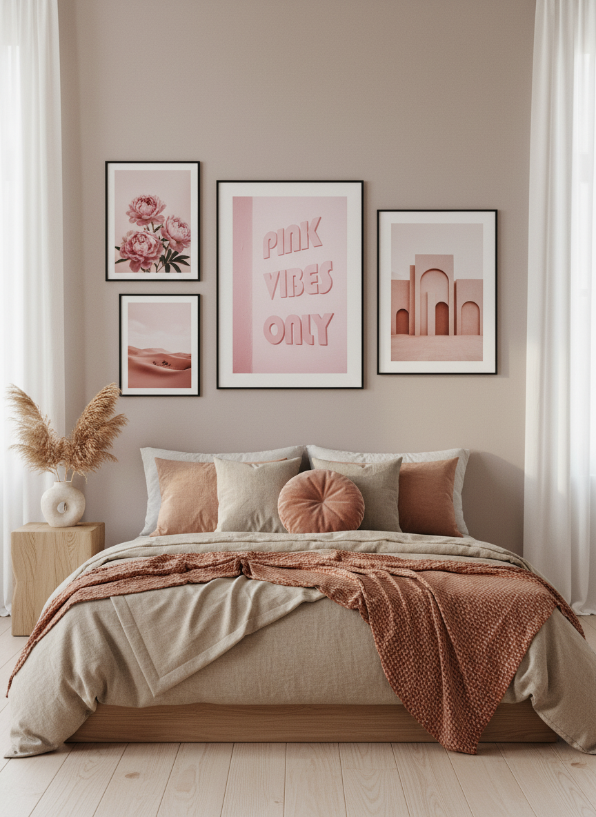 Pink Vibes Only Poster