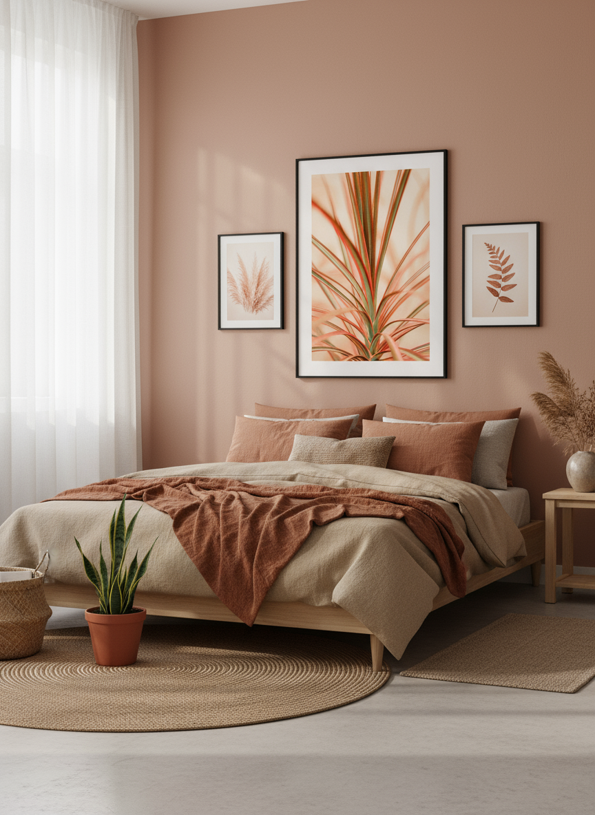 Red Highlight Plant Poster