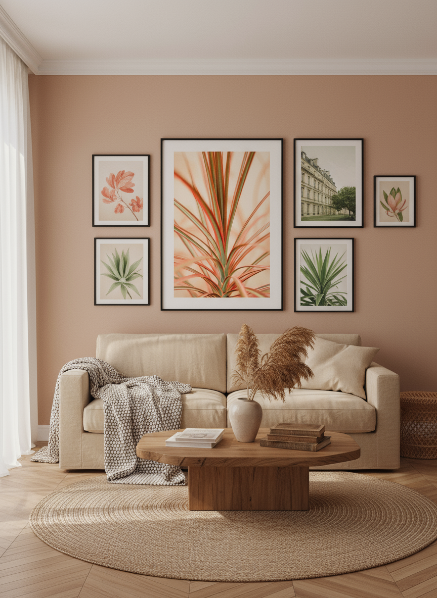 Red Highlight Plant Poster