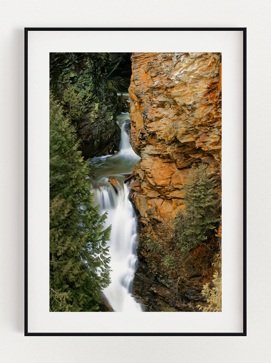 Separated By Waterfall Poster – Stunning art poster print on premium gallery paper, perfect for modern interiors