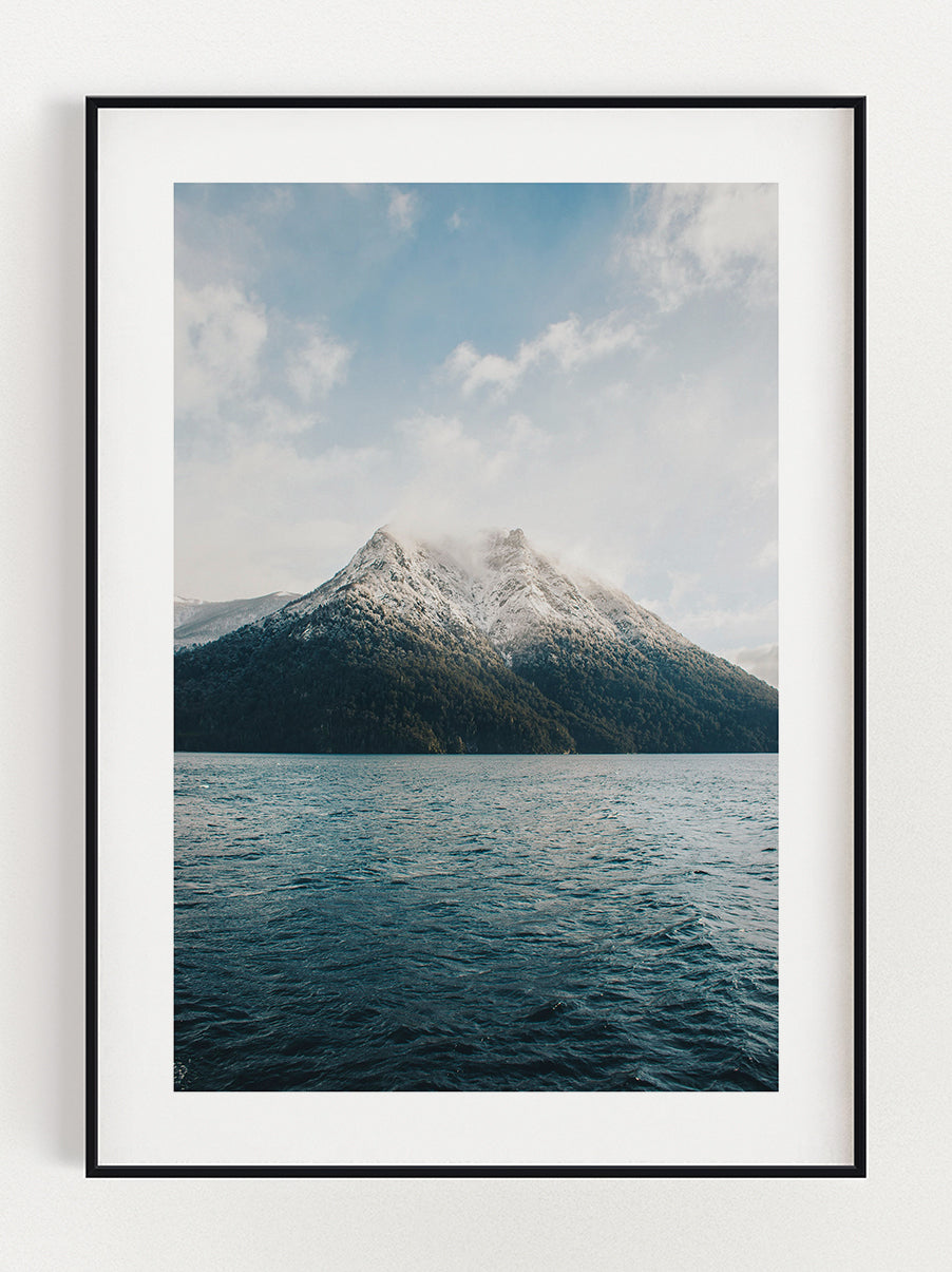 Snowy Mountain Poster – Stunning art poster print on premium gallery paper, perfect for modern interiors