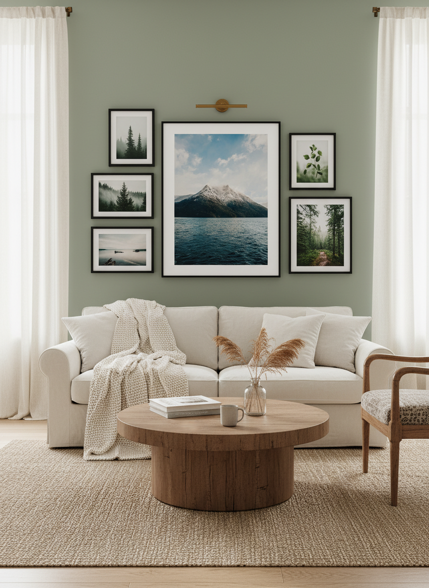 Snowy Mountain Poster