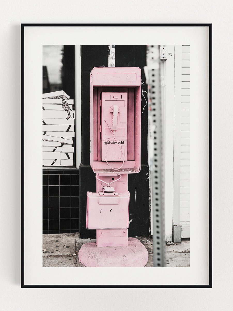 Street CellPhone Poster – Stunning art poster print on premium gallery paper, perfect for modern interiors