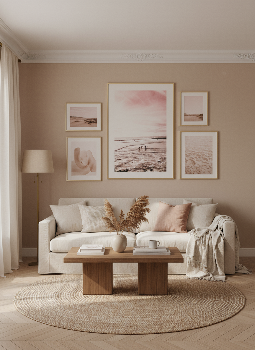 Surfing Beach Poster