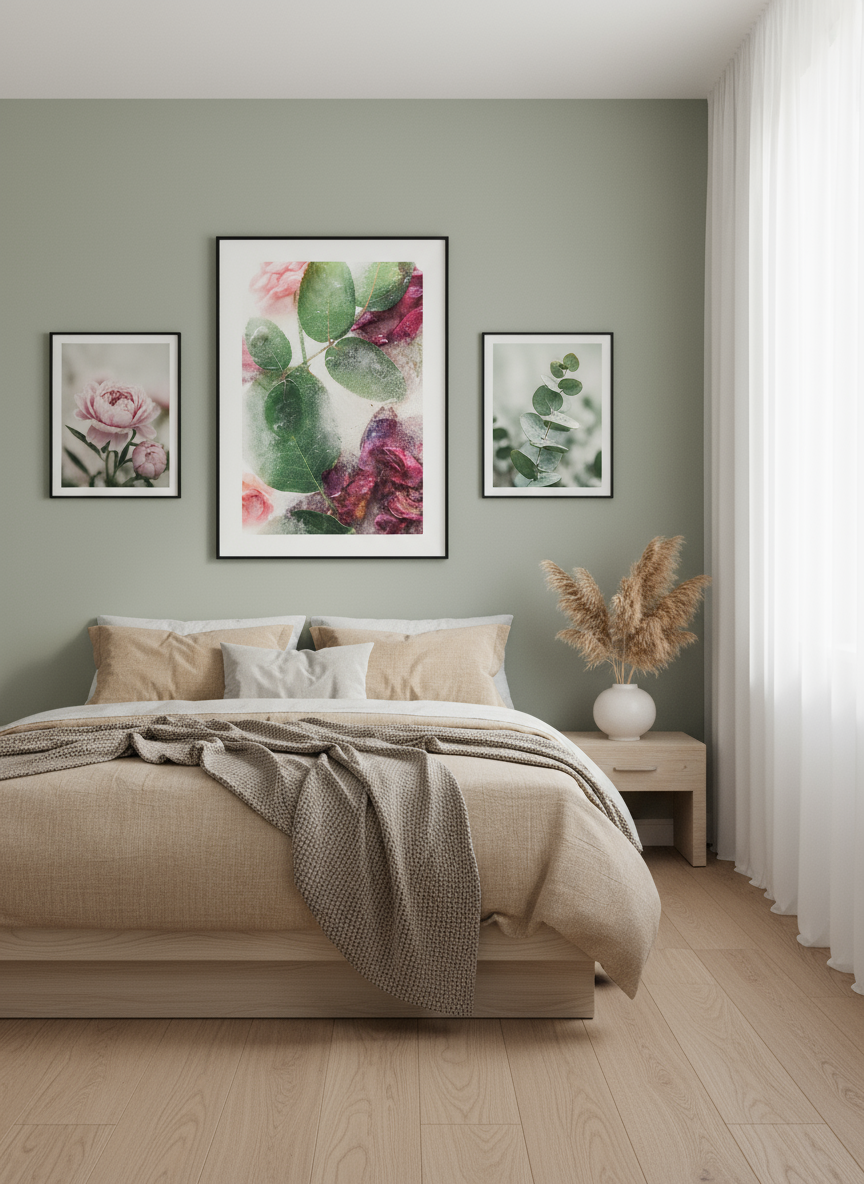 Swimming Flower Poster