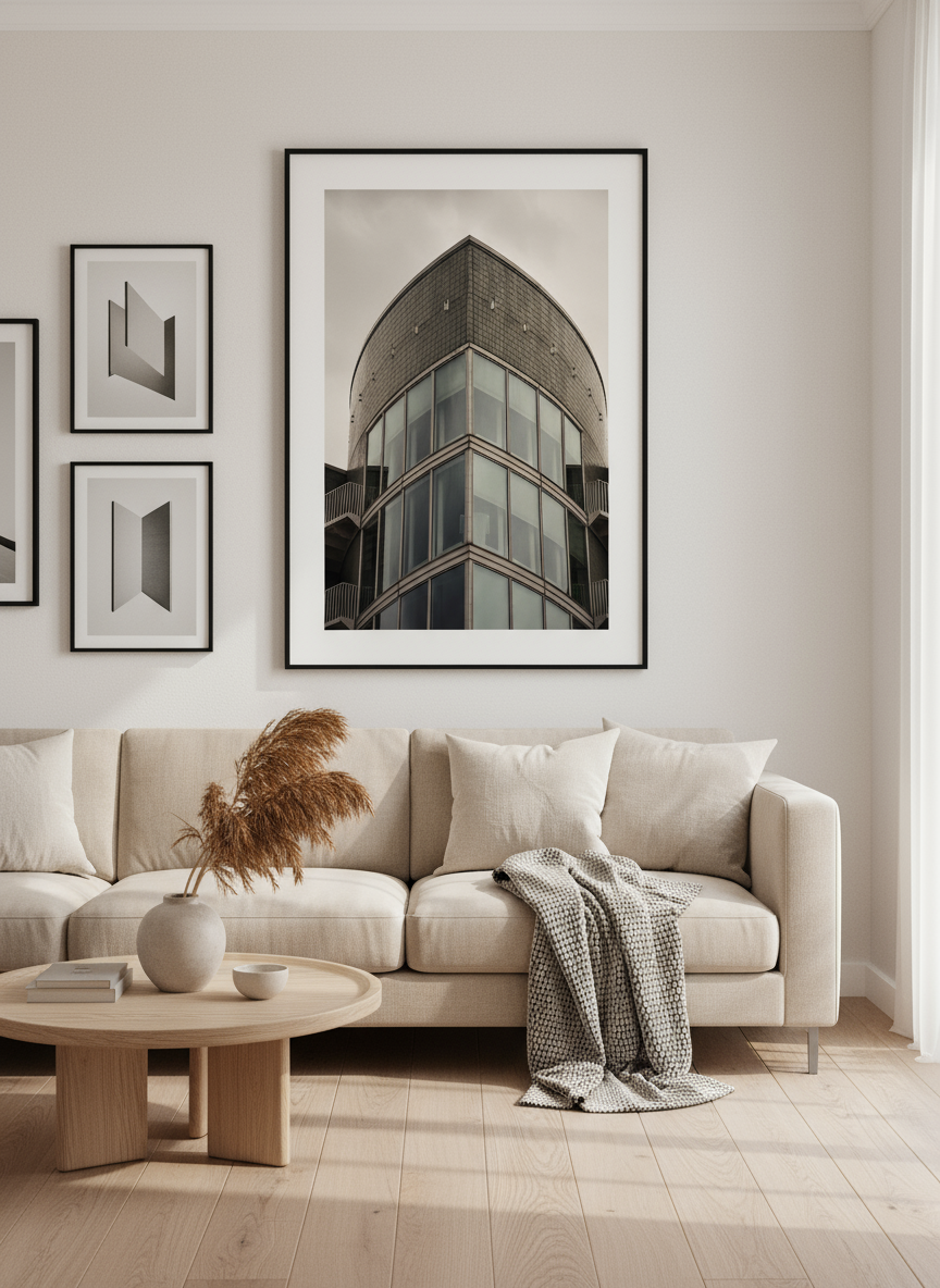 Symmetrical Building Poster