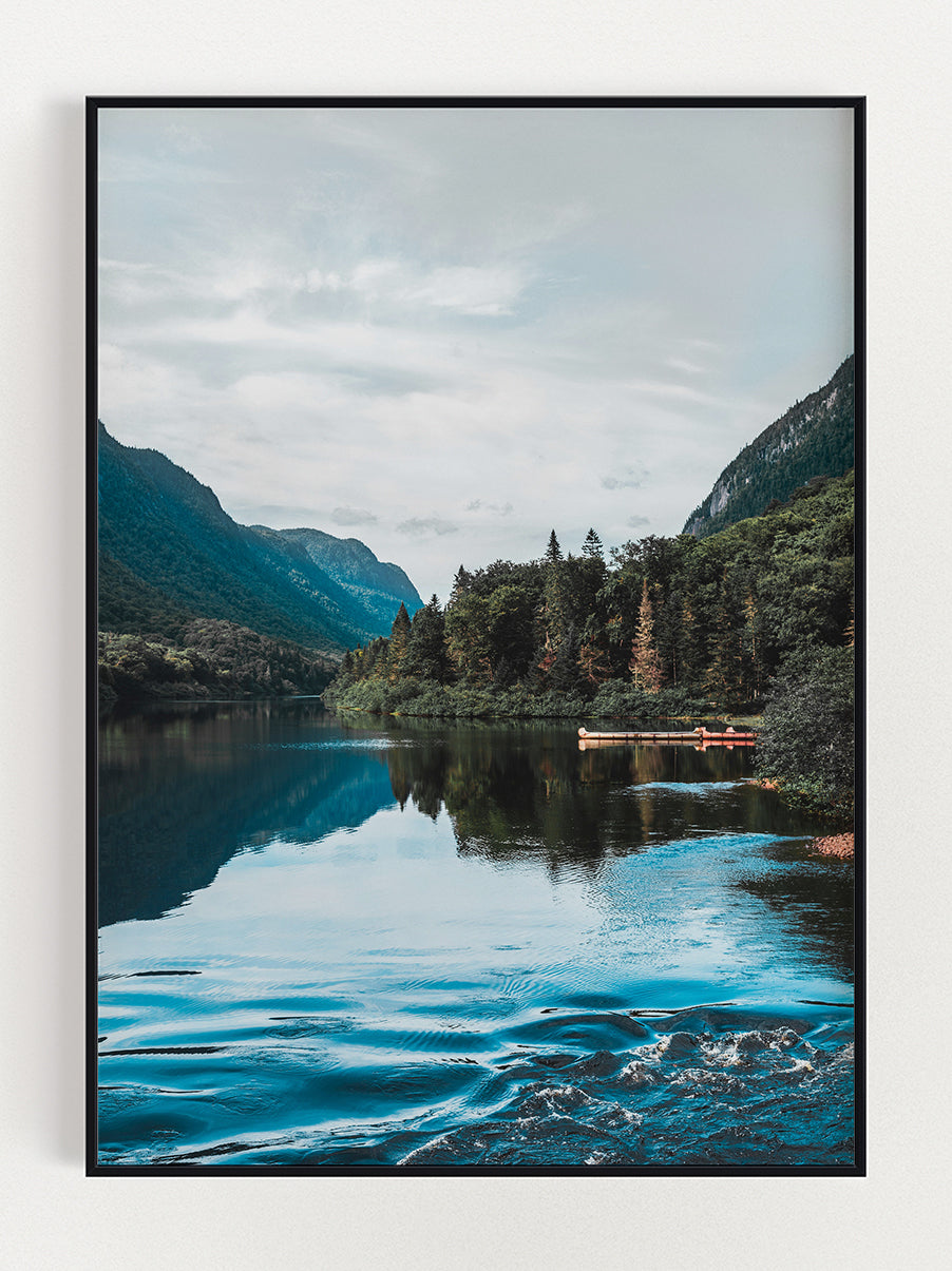 Trees By The Lake Poster – Stunning art poster print on premium gallery paper, perfect for modern interiors