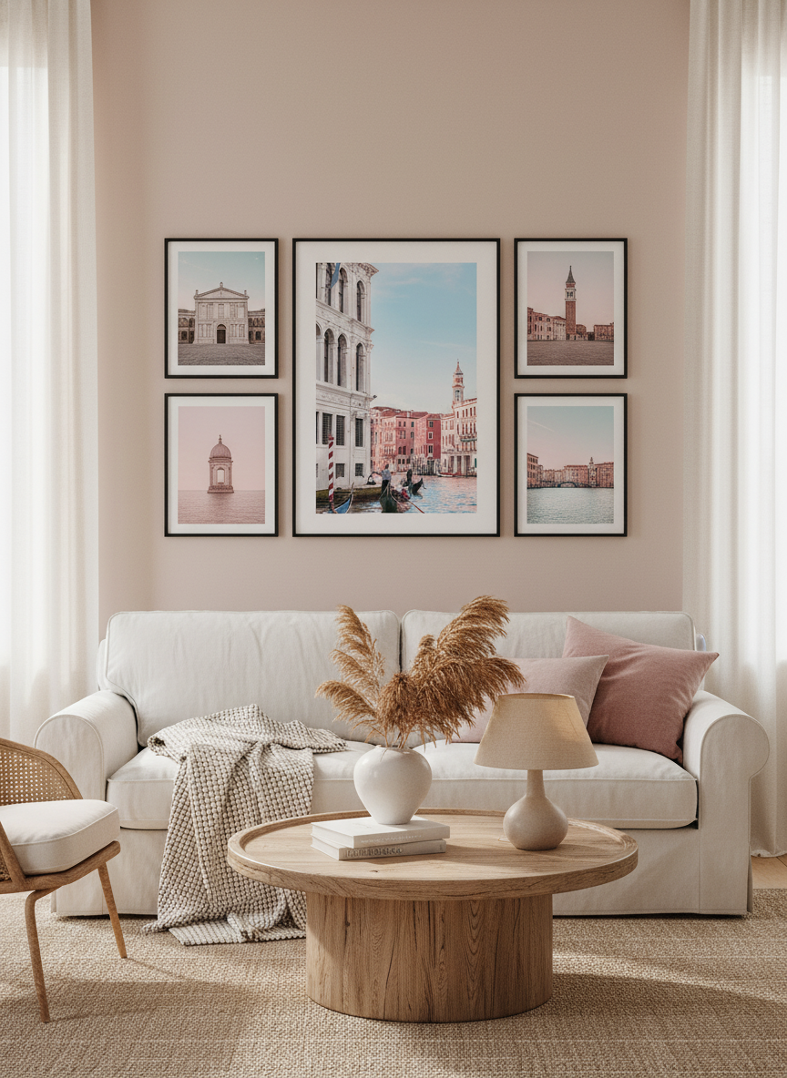 Venice Building Poster