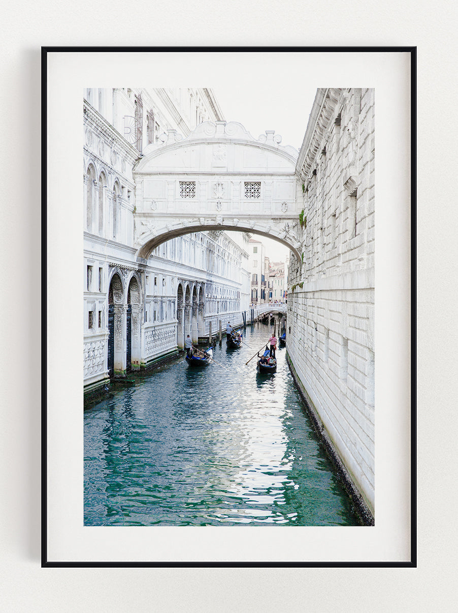 Venice Canal Poster – Stunning art poster print on premium gallery paper, perfect for modern interiors
