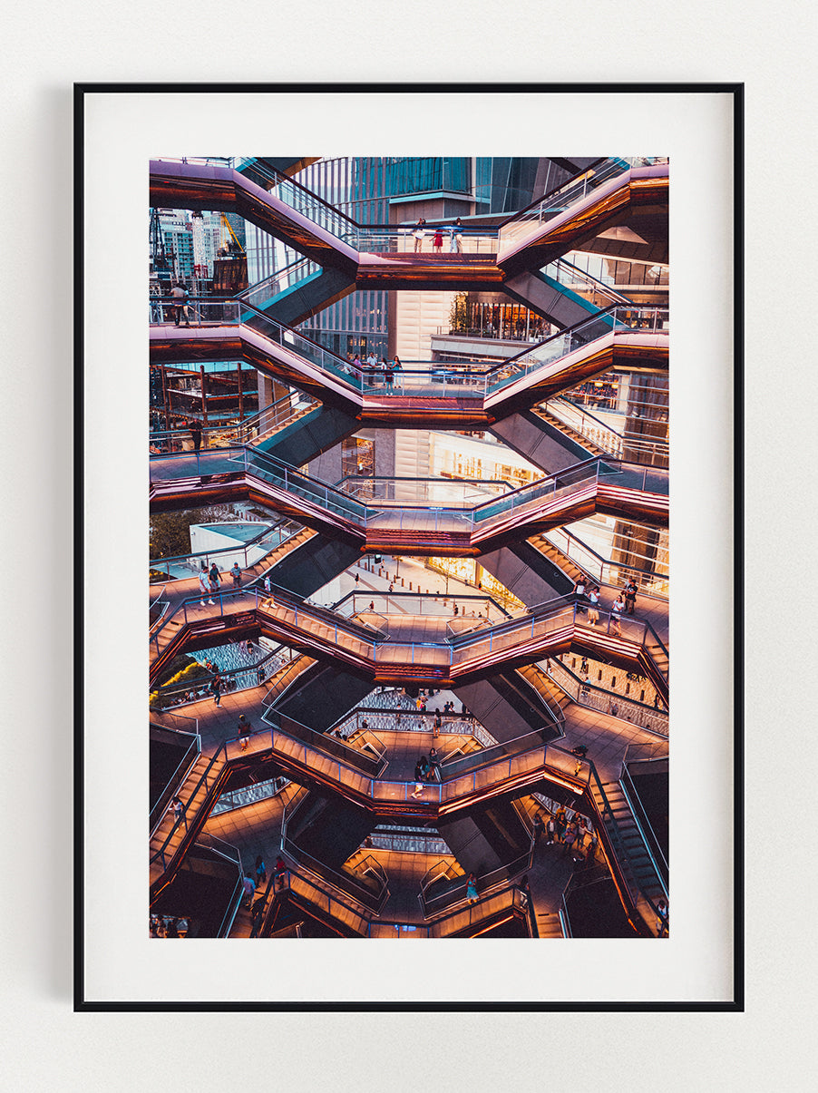 Vessel In Hudson Yards Poster – Stunning art poster print on premium gallery paper, perfect for modern interiors