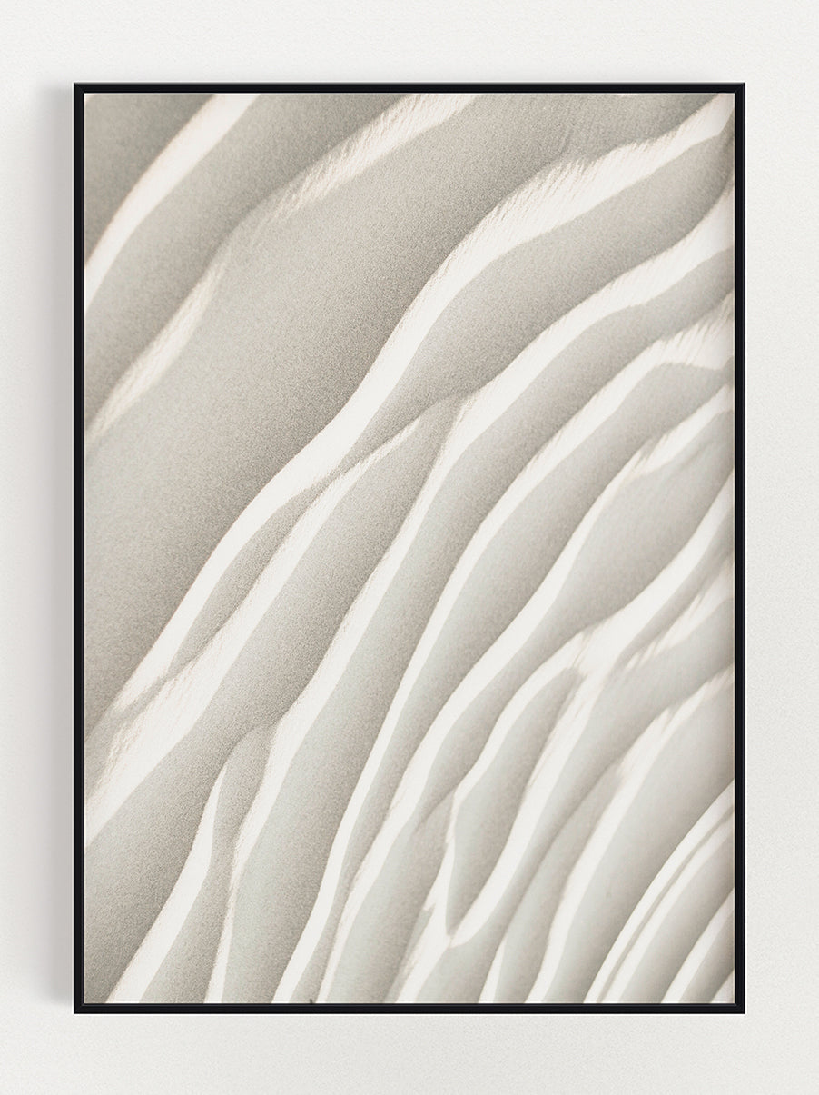 White Sand Poster – Stunning art poster print on premium gallery paper, perfect for modern interiors